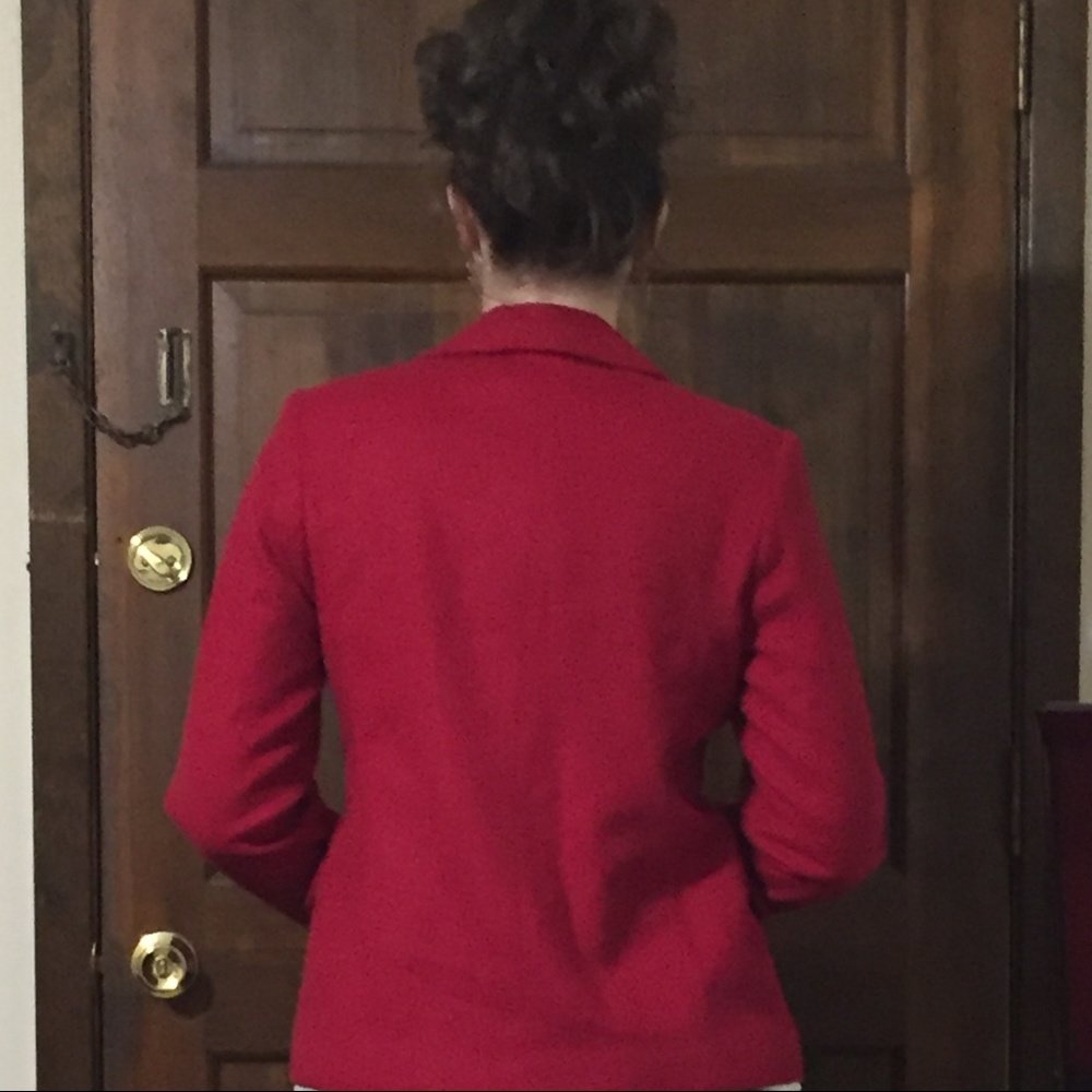 Red Wool Jacket - Picture 2 of 4